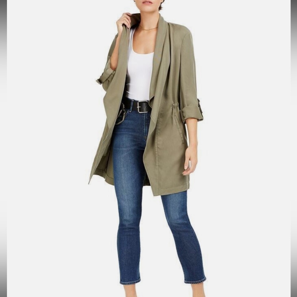 Bar III Femme Utility Open Jacket